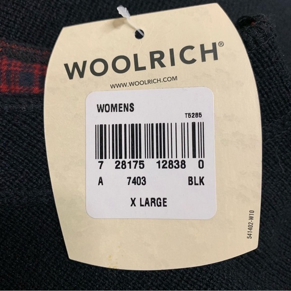Woolrich New With Tags Women’s XL Knit Winter Scene Embroidered Sweater Vest - Picture 9 of 12
